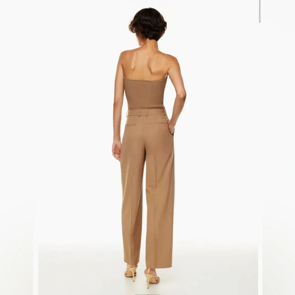 NWT Aritzia Babaton Revue Pants in Saville Size 6 Pleated wool wide-leg trousers - Picture 5 of 16